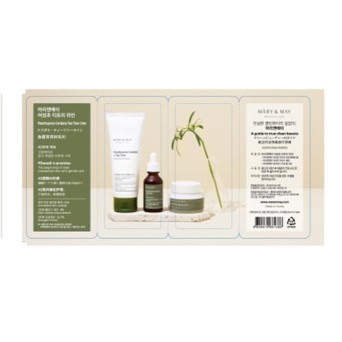 Mary&May Houttuynia Cordata + Tea Tree Line — 3-Step Sachet (1.5g×3)